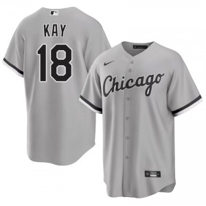 CWS White Sox #18 Men's Authentic Anthony Kay Grey Jersey 811662-150