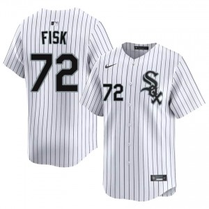Chicago White Sox Men White Popular Carlton Fisk #72 Jersey 556027-110