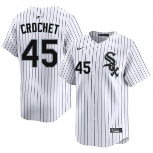 South Side Hitmen Men's Limited Garrett Crochet White #45 Jerseys 492239-156