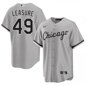 The South Siders Men Embroidery Jordan Leasure Grey #49 Jerseys 566229-589