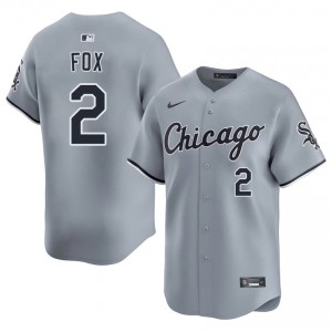 South Side Hitmen Game #2 Gray Nellie Fox Mens Jersey 864349-447