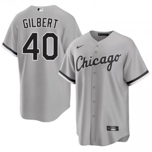 CWS #40 Mens Authentic Tyler Gilbert Grey Jersey 159541-404