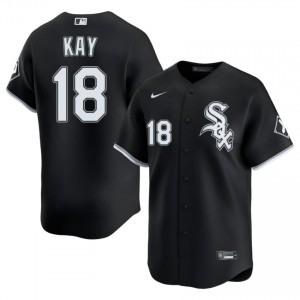 Sox New #18 Black Anthony Kay Men Jersey 231905-366