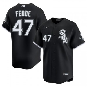 The South Siders Erick Fedde Mens #47 Black 2026-27 Jerseys 932365-644