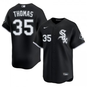 Chicago White Sox Men New Frank Thomas #35 Black Jersey 207031-217