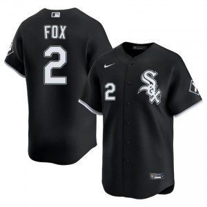 ChiSox 2026 Nellie Fox Black Men #2 Jersey 123343-768