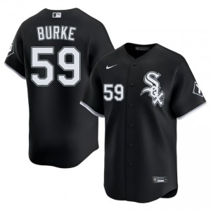 Sox 2026 Sean Burke #59 Black Men's Jerseys 896683-183