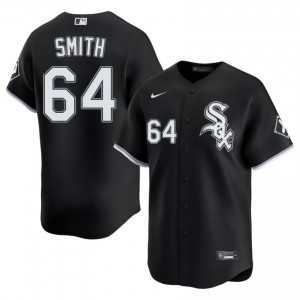 Sox 2026 Shane Smith Black Men #64 Jersey 918684-903
