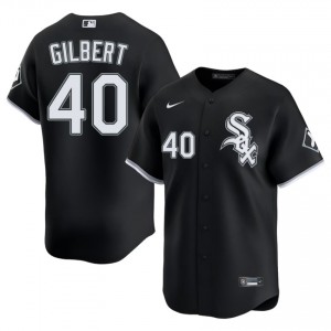 Sox Mens Tyler Gilbert Game #40 Black Jersey 631869-815