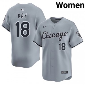 CWS White Sox Women Player #18 Gray Anthony Kay Jerseys 314895-322