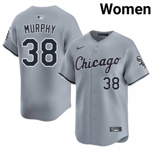 South Side Hitmen New Women Gray #38 Chris Murphy Jerseys 249343-133