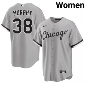 Chicago White Sox Women 2026 Chris Murphy Grey #38 Jersey 672631-931