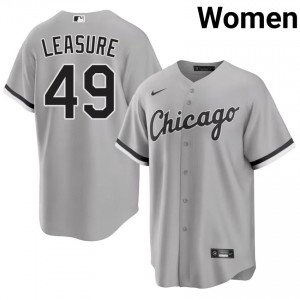 South Side Hitmen Popular #49 Grey Jordan Leasure Women's Jerseys 110878-929