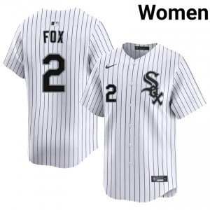White Stockings Nellie Fox White New #2 Women Jersey 492785-377