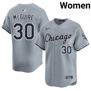 CWS Stitched Reese McGuire #30 Women's Gray Jersey 279304-182