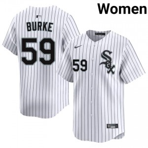CWS White Sox Womens Sean Burke White 2026 #59 Jerseys 423571-182