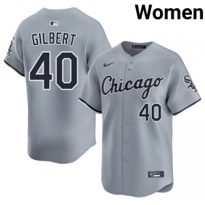 Sox New Gray Tyler Gilbert #40 Womens Jersey 318715-935