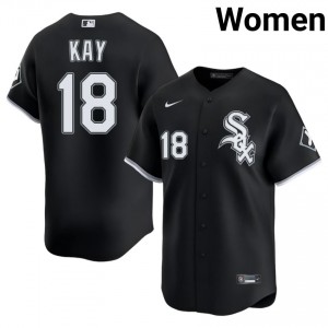 CWS Black Womens Player Anthony Kay #18 Jerseys 393658-500