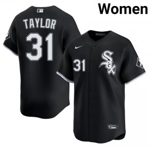 Go-Go Sox #31 Black Authentic Grant Taylor Women Jersey 726710-315