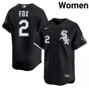 The South Siders Black Women #2 MLB Nellie Fox Jersey 546722-196