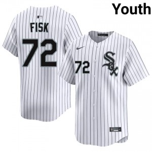 Go-Go Sox Youth Limited White Carlton Fisk #72 Jersey 801776-272