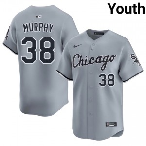 White Sox Gray Youth Official Chris Murphy #38 Jersey 410319-864