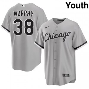 CWS White Sox Chris Murphy New Youth #38 Grey Jerseys 752052-982