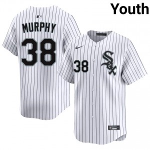 White Stockings White Chris Murphy #38 Player Youth Jerseys 858638-496