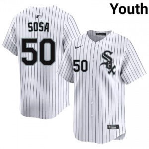 The South Siders #50 White 2026-27 Youth Lenyn Sosa Jersey 656651-475
