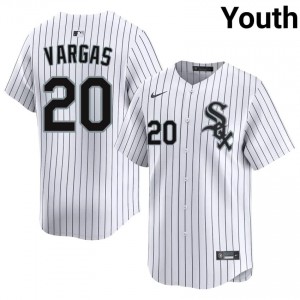 ChiSox Youth White Miguel Vargas #20 Limited Jerseys 912989-937