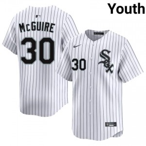Chicago White Sox Reese McGuire Authentic #30 White Youth Jersey 616682-411
