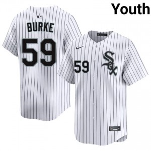 Go-Go Sox Limited Youth Sean Burke White #59 Jersey 882181-312