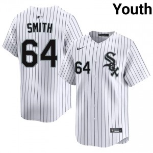 CWS White Sox #64 Youth Authentic White Shane Smith Jerseys 445238-211