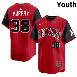 Sox City Connect Stitched Youth Chris Murphy #38 Red/Black Jersey 720345-439
