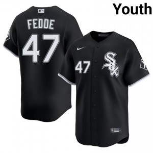 The South Siders #47 Replica Youth Black Erick Fedde Jersey 784352-778