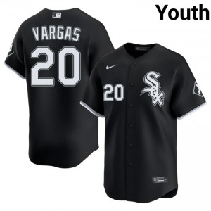 South Side Hitmen Youth Black #20 New Miguel Vargas Jersey 562305-505