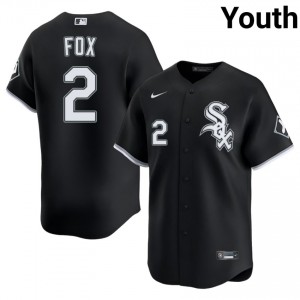 The South Siders Black Nellie Fox Youth #2 2026 Jerseys 742099-359