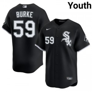 South Side Hitmen MLB Youth #59 Black Sean Burke Jerseys 802584-519