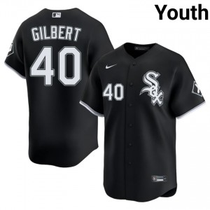 Sox Black Tyler Gilbert #40 Player Youth Jersey 469939-669